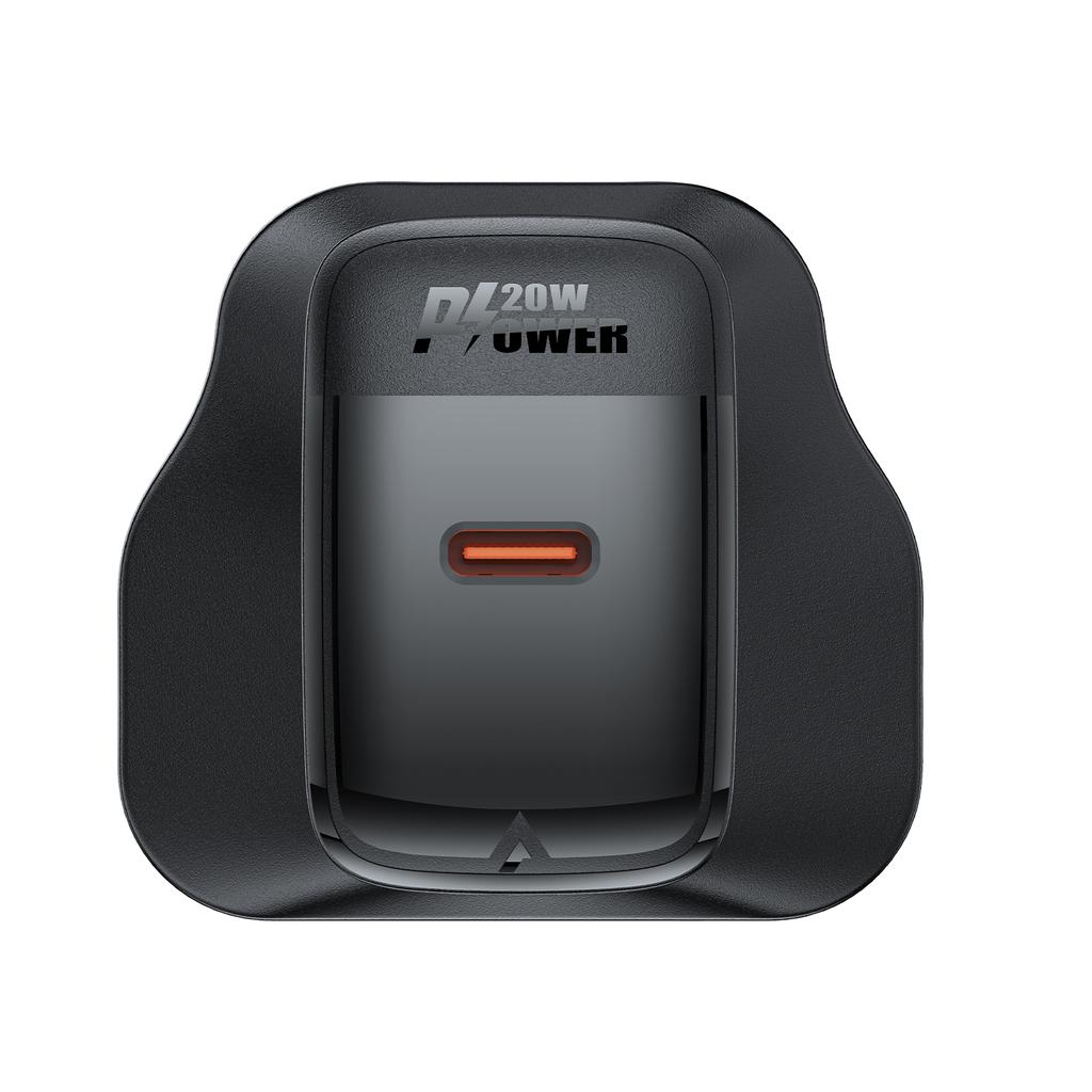 ACEFAST A83 PD 20W Single USB-C GaN Charger Phone Wall Charger Adapter, UK Plug