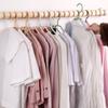 Portable Coat Hanger Towel Rack Clothes Hangers Home Storage Hooks Foldable Coat Rack Thickened Hanger Space-Saving