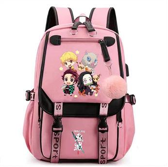 Backpack, Various Styles, Cartoon Heat Transfer, Digital Printing, Backpack, Large-Capacity Student Schoolbag