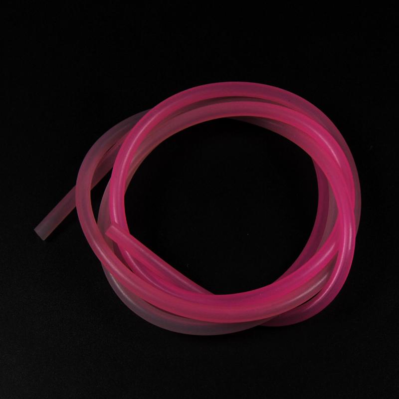 2 Meter 4mm Soft Rigging Tube Fly Tying Material Fishing Bait Clear Pink Blue Yellow