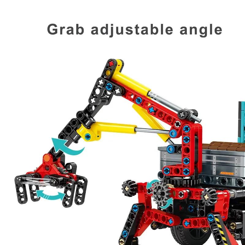 Techinical Mechanical Farm Engineering Car Building Blocks Unimog Truck Model Bricks Toys for Kids Birthday Gift