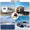 12V Car Battery Disconnect Switch, Copper Power Cut-Off, Anti-Leakage Isolator rv battery disconnect switch with Digital Display