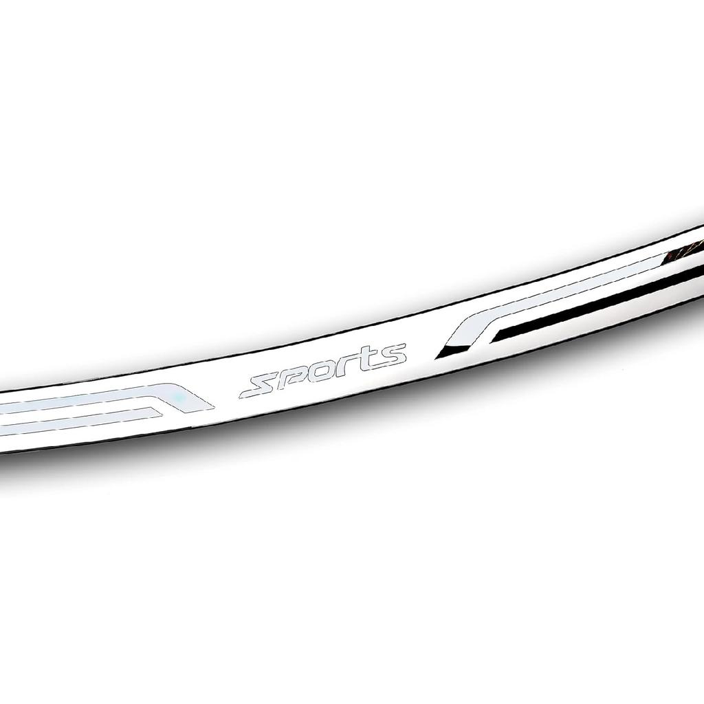 Car Stainless Steel Rear Bumper Protector, for Toyota Highlander 2015-2021 Accessories, Auto Parts Tailgate Back Trunk Door Sill Cover Scuff Plate