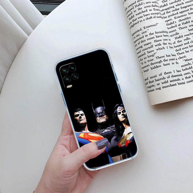 Transparente Handyhülle im Justice League-Design für Motorola Moto Edge 20, 30, 40, 50, S30, Fusion, Ultra Pro, Neo Lite