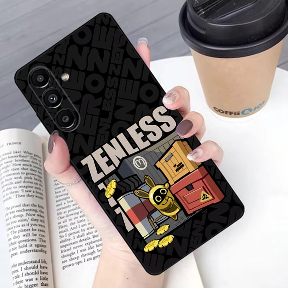 Zenless Zone Zero ZZZ Coque de téléphone Bangboo Pour Samsung S 25,24,21,22,23,30,20,Ultra,Plus,Fe,Lite,Note,10,9,5G Noir Souple