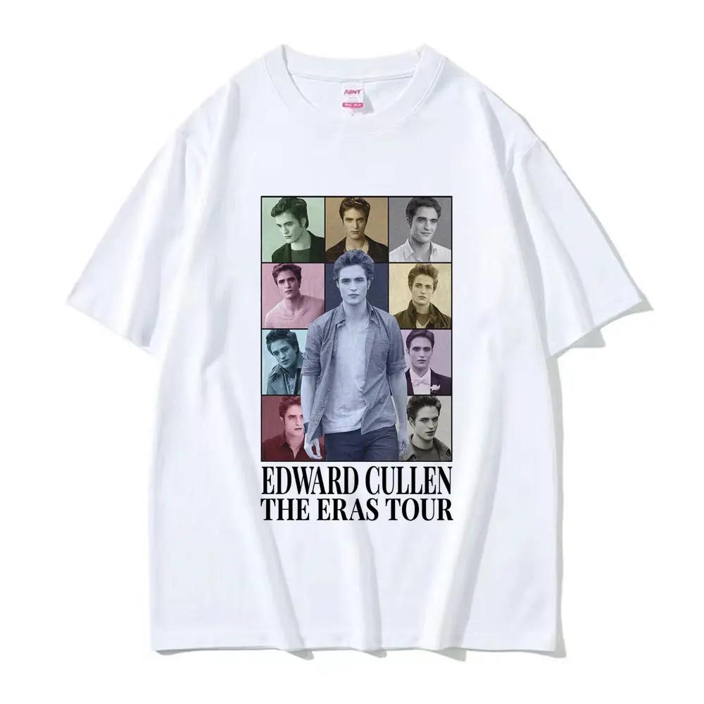 Edward Cullen The Eras Tour T Shirt Hot The Twilight Saga Movie Tshirts Unisex Women Casual Short Sleeve Oversized Tshirt