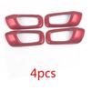 For Acura Integra 2023-25 Matte Red Console Inner Door Handle Frame Cover Panel