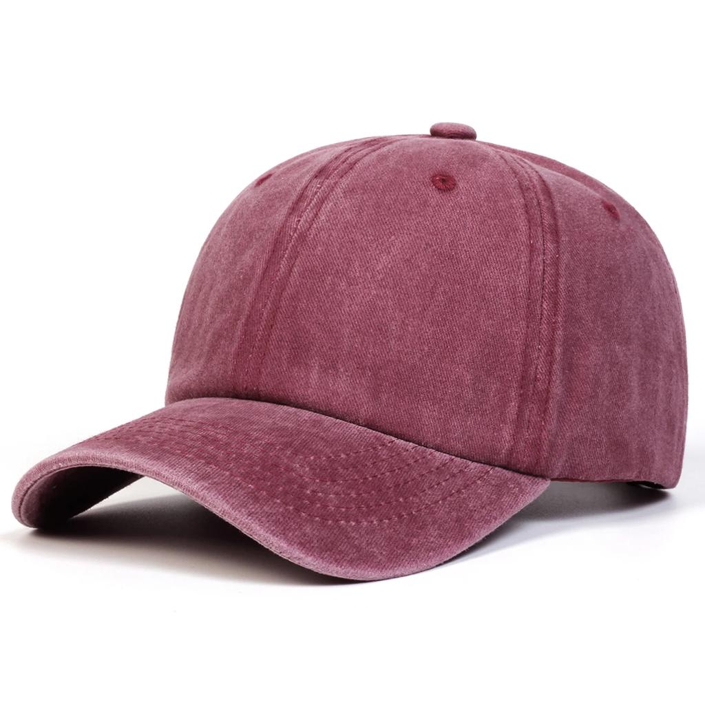 Unisex Light Washed Solid Color Baseball Caps Spring Autumn Outdoor Adjustable Casual Hats Dad Hat Sunscreen Hat