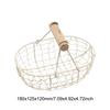 Hand-Woven Flower Basket Food Storage Platters Natural Simplicity Rattan Storage Basket For Home Kitchen Storage Accessories