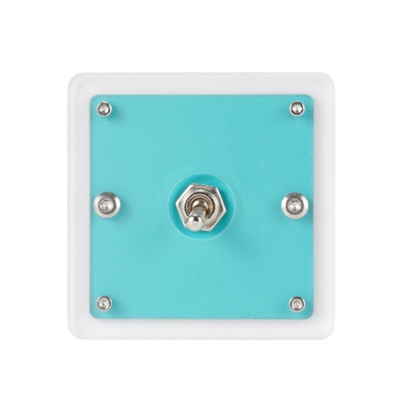 652F Modern Acrylic Single/Double Toggles Switches Panel Multicolor Design Easy To Clean for Personalizing Home Setting