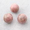 16mm Natural Crystal Agate Round Beads, Holeless, Optional Holes for DIY Ornaments