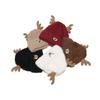 2025 Autumn and Winter New Wool Hat Cartoon Cute Elk Horn Warm Thickened Knitted Hat Christmas Hat Women
