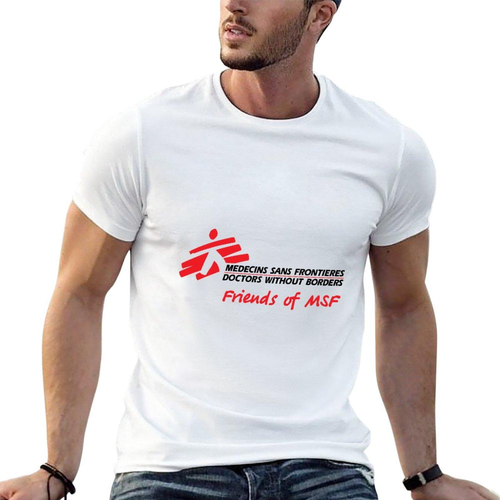 

New Doctors Without Borders, Classic Guys Unisex, Retro Graphic, Trending, Hot Search T-Shirt man clothes t shirts for men pack 4XL
