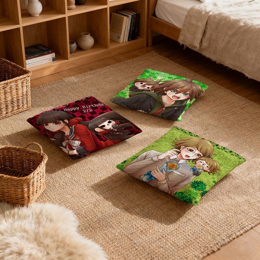 Pillow Case Luxurious Home Office, Sofa Decorative Multi Sized Car Seat Cushions, Pillowcases D-DanganronpaS Anime