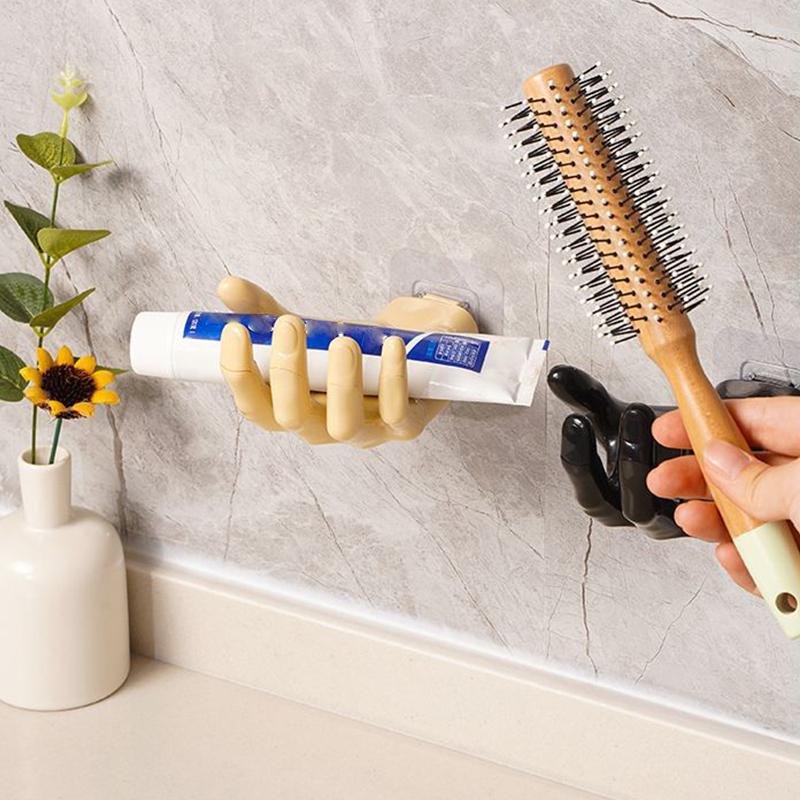 Harz Wandhaken Selbstklebend Handform Haken Ohne Bohren Handflächenförmiger Haken Wandmontiert Multifunktional Für Zuhause Büro