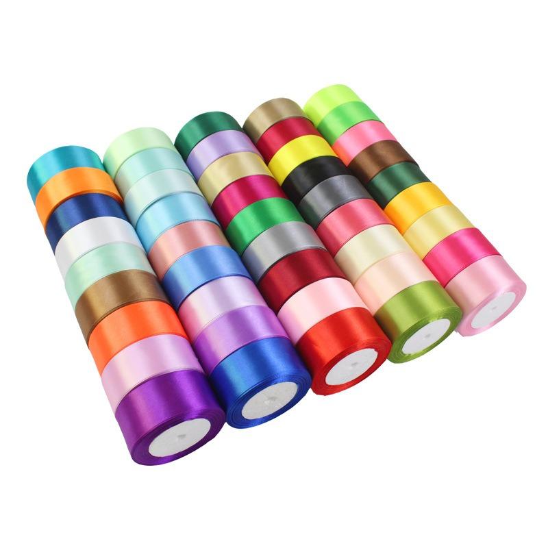 25Yards/Roll 40mm Silk Satin Ribbons for Clothing Satin Fabric Crafts Bow Handmade Gift Wrap Party Wedding DIY Decorative