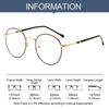 New Fashion Anti-Blue Light Glasses Women Men Round Frame Optical Glasses Eye Protection Office Computer Goggles Ultra Lighth