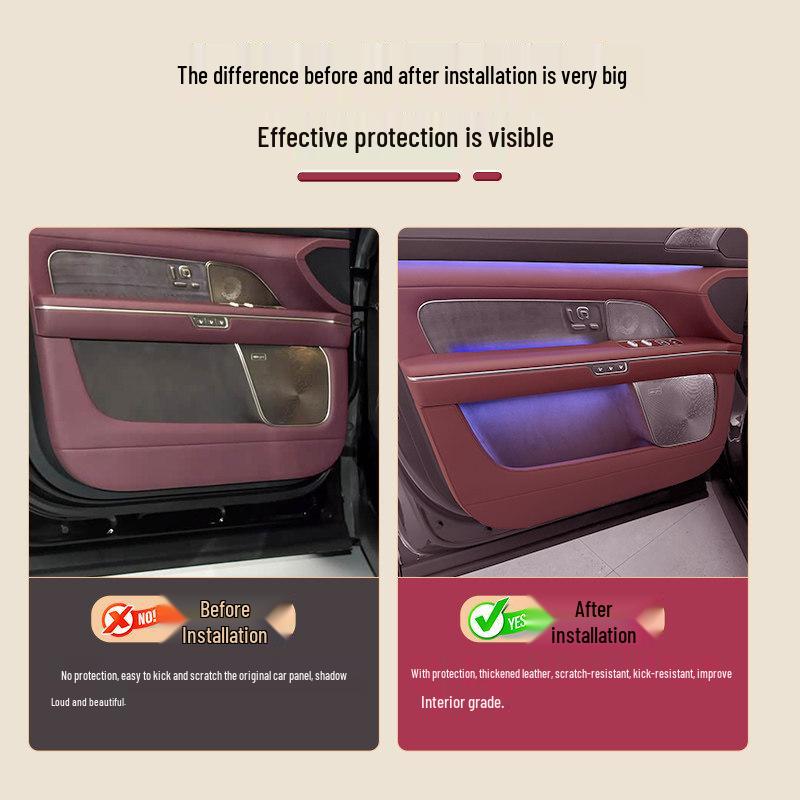 NIO ES8 Car Door Kick Mats - Anti-Dirt Protection Stickers for 26 Models, Essential Interior Accessories