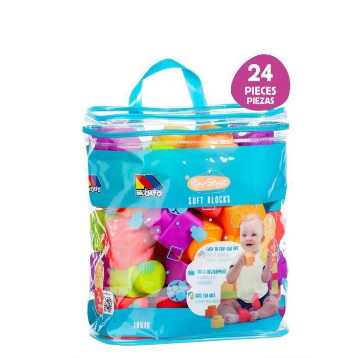 Jeu de Blocs Play&amp;Sense Soft Blocks 24 uds