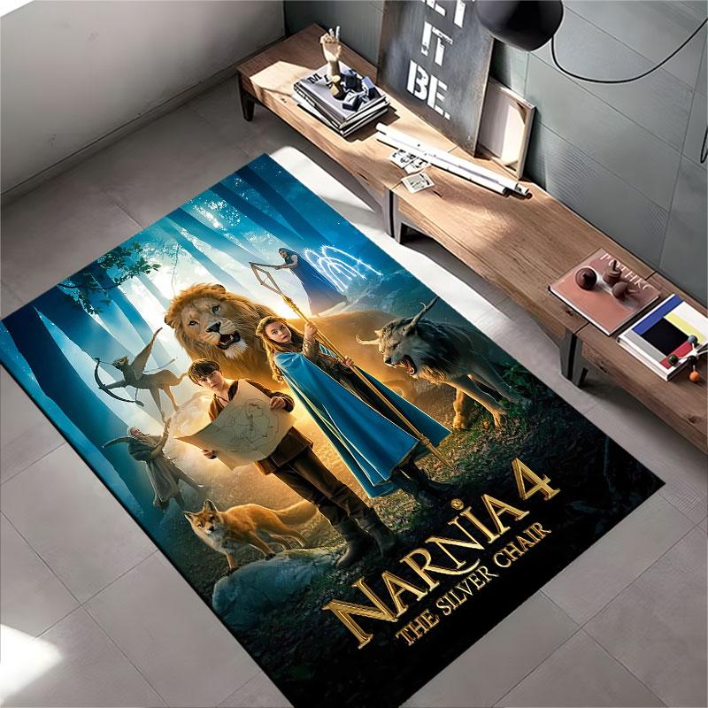 Fantasy Carpet with Lion Design suitable as a non-slip mat for the living room or bedroom sofa