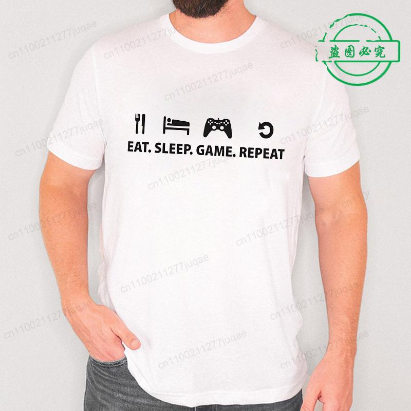 Mens Game Controller Graphic Short Sleeve TShirt Breathable Gamer Gaming Printed Tops Tee for Women Summer Casual Sportswear S