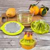 4 In 1 Citrus Lemon Orange Manual Juicer Multifunctional Hand Fruit Squeezer with Built-in Measuring Cup Grater Egg Separator
