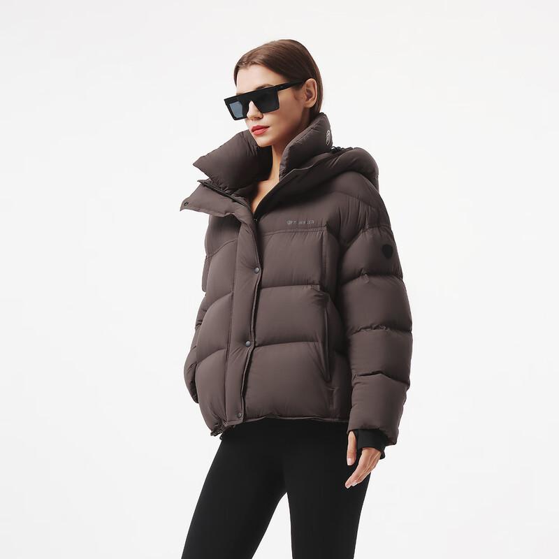 Tanboer Women's Short Hooded Puffer Down Jacket