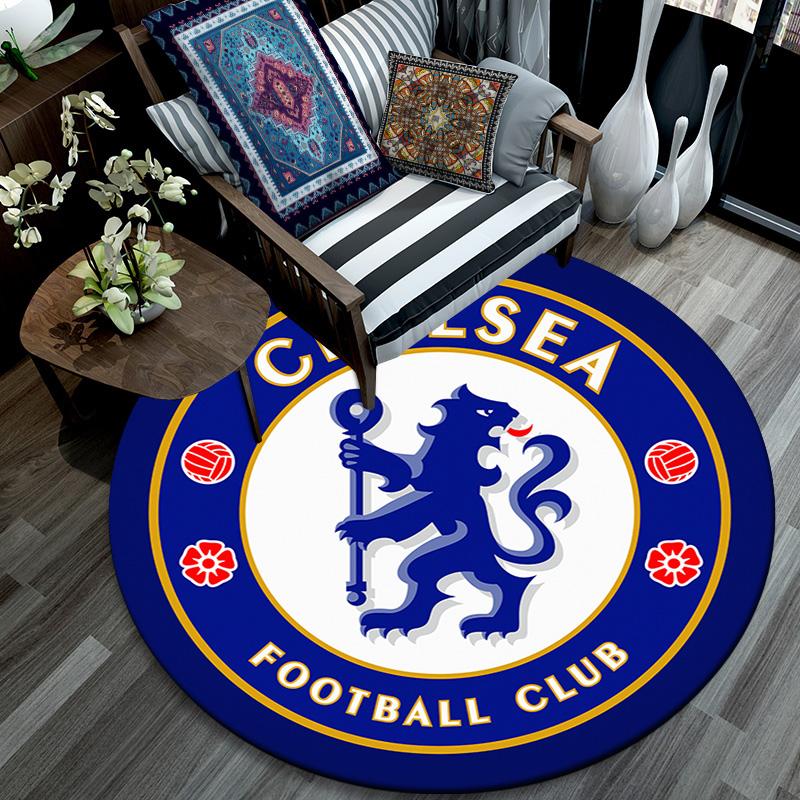 Chelsea Round Area Rug Under Office Chairs Bedroom Living Room Home Decor
