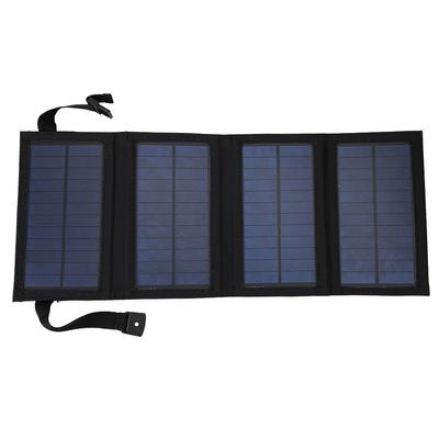 Cargador de Panel Solar Plegable USB 5V Viaje Camping Cargador de Batería Portátil