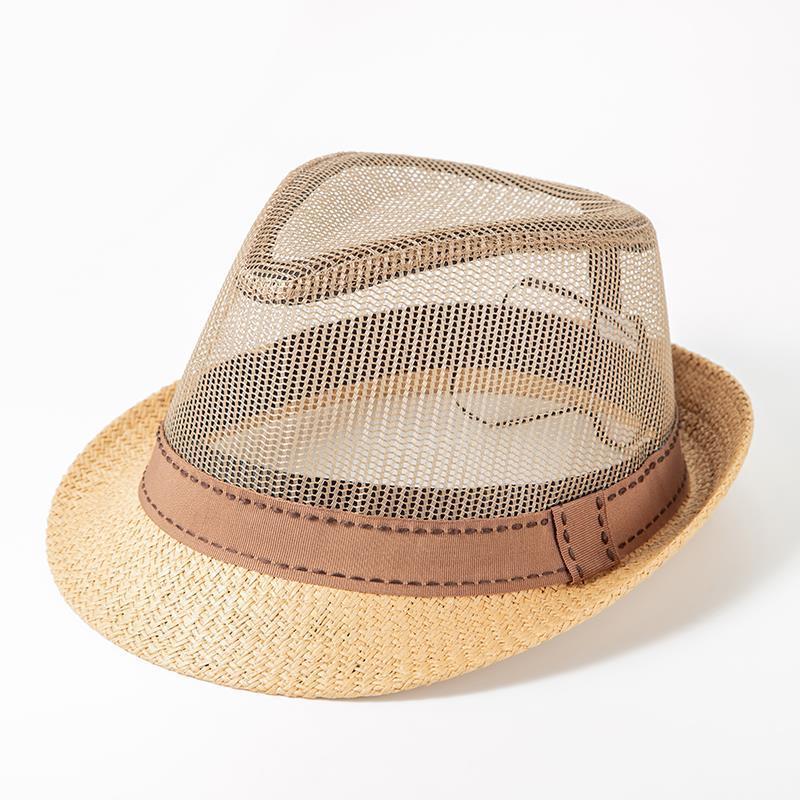 Zylinder Herren Strohhut Damen Sonnenhut Herren Sonnenhut Strohhut Sommer Atmungsaktiver Sonnenhut