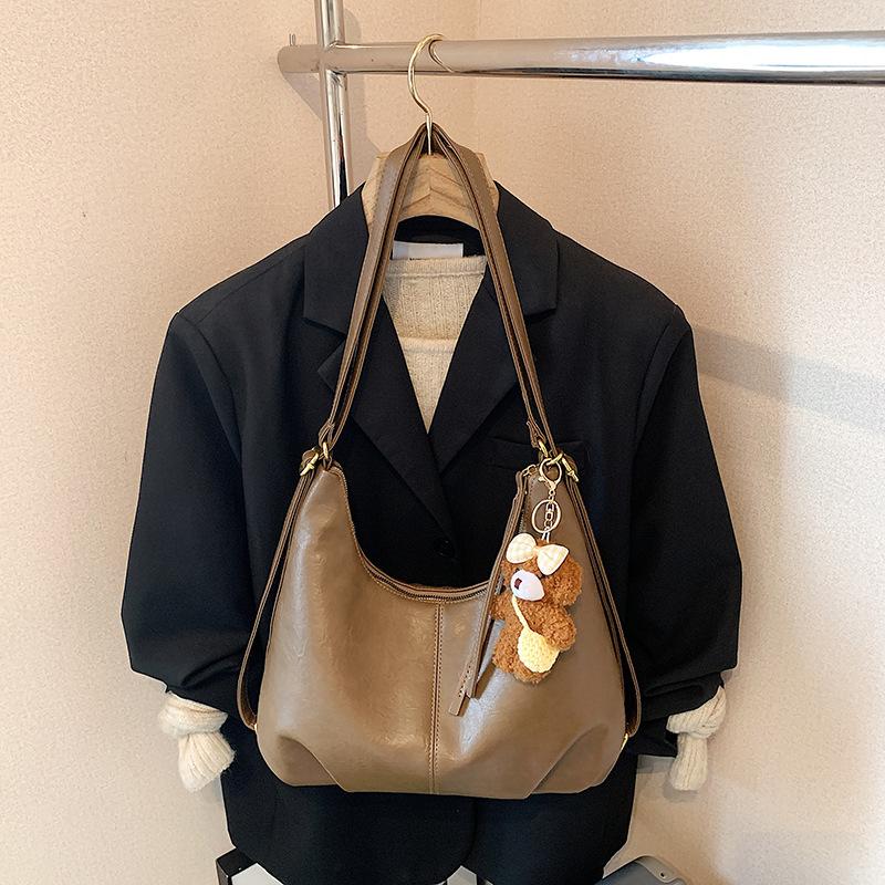 Tote bag women's 2025 new large-capacity commuter backpack casual multi-functional shoulder messenger bag travel backpack