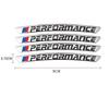 4 stuks Vervanging 9*0,7 cm Sportwiel Emblemen voor BMW 1 3 5 7 X1 X3 X5 X6 x7 M2-M6 (4 stuks, Aluminium) decoratieaccessoires. GB1