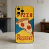 delicious cartoon pizza Phone Case For iPhone 17,16,15,14,13,12,11 Plus,Pro Max,SE4Soft Silicone Black Cover