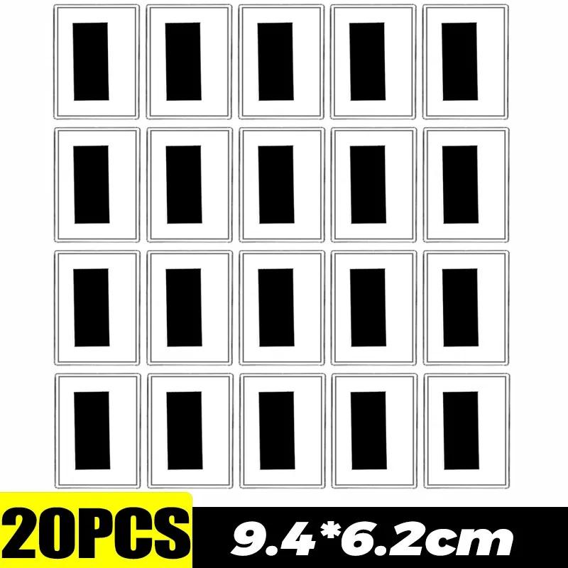 Acrylic Magnetic Pitcture Frame Double Sided Clear Fridge Magnetic Frames DIY Insert Display Holders Home Organizer Decoration