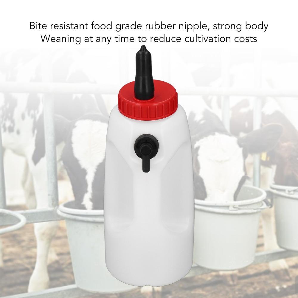 4 Quart Calf Milk Feeder Screw Cap Calf Feeding Bottle Humanized Design Calf Bottle Calves