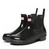 Hunter Original Gloss Chelsea Rain Boots Blk Wfs2078rgl Blk