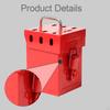Lockout Lock Box Organization Portable Practical Adults Convenient Padlock Industrial Use