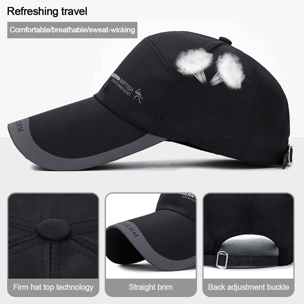 Quick Dry Sun Hats Cotton Sports Cap Casual Sunscreen Hat Women
