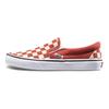 Vans Classic Slip-On Durable Non-Slip Low-Top Casual Skate Shoes Red And White Checkerboard Women Sneakers VN0A38F7ULL
