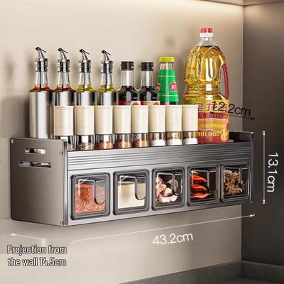 Yunshuang Multi-functional 3-Tier Kitchen Seasoning Rack