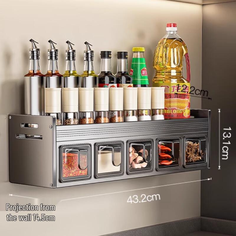 

Yunshuang Multi-functional 3-Tier Kitchen Seasoning Rack