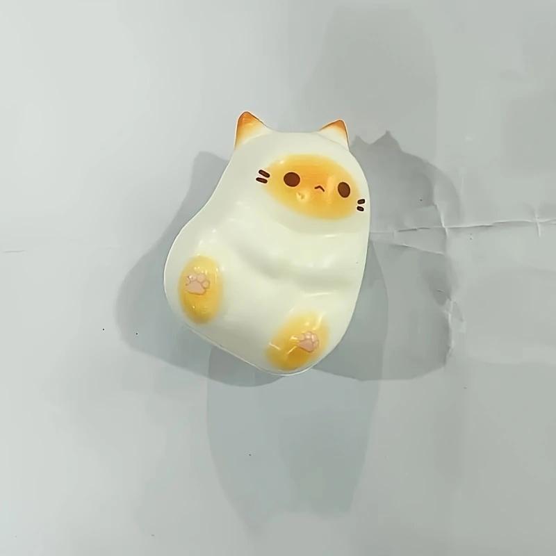 

1 шт. Очаровательные мультяшные кошки, игрушки-мялки для детей и взрослых, мягкие мячики-щипки из полиуретана с медленным восстановлением, поп-ит, непоседа, подарки на Хэллоуин, Рождество