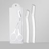 Beginner-Friendly White Eyebrow Shaver Set for Men and Women