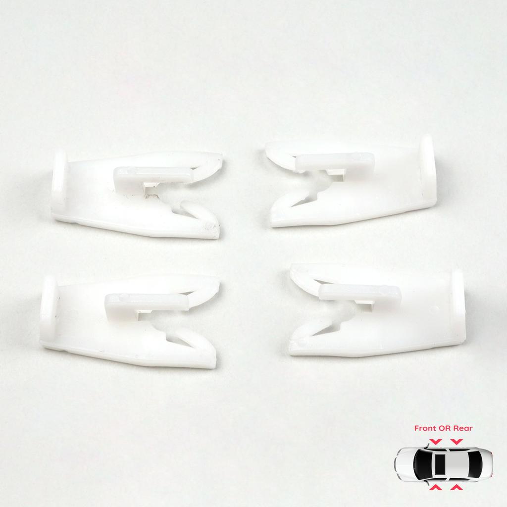 EWR5116 4 Pieces Window Lifter Regulator Guide Bracket Fixer Clamp Clips for Renault 19 X53 B/C53 D53 L53 S53 1988-2003