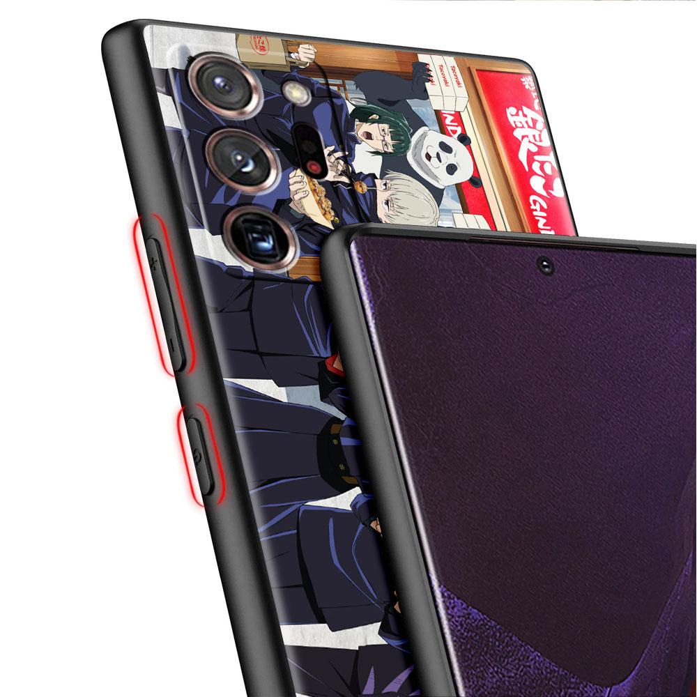 Soft Case For Samsung Galaxy Note 20 Ultra 10 Plus Lite A50 A70 A20 A40 A20e 9 8 A60 A10e Funda Phone Cover Jujutsu Kaisen Anime