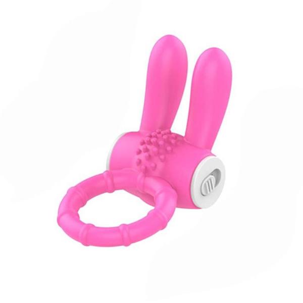 Vibrator Cock Ring Rabbit Vibrating Penis Ring for Man Delay Ejaculation Clit Stimulation Intimate Sex Toys for Couple Rings 18+