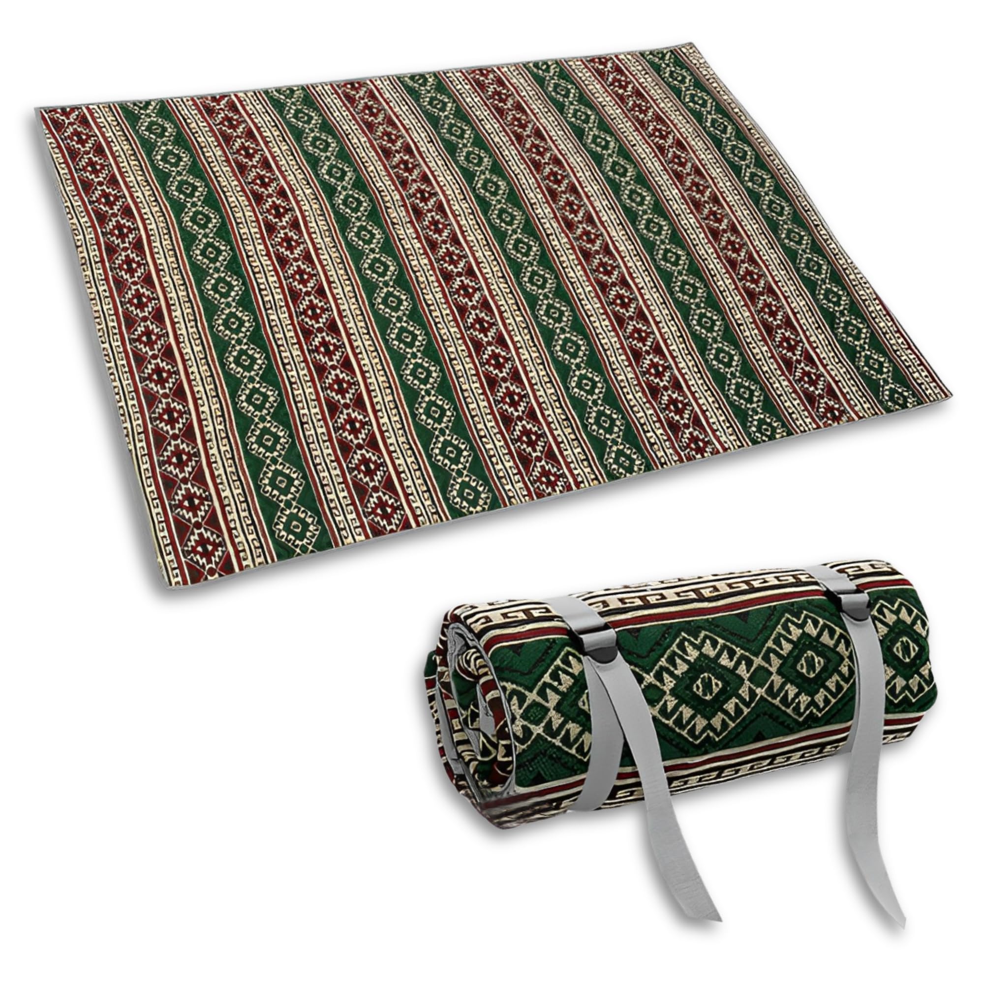 

Многофункциональный водонепроницаемый и влагостойкий коврик для кемпинга 200 см x Уличный коврик для пикника AZ-FRONT Коврик, Защита, 145 см, & (Зелёный и Красный)