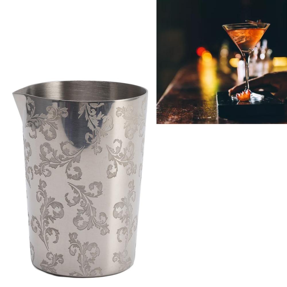 

2pcs Double-walled Cocktail Mixing Glass Unbreakable Cocktail Mixing Glass Martini Stirring