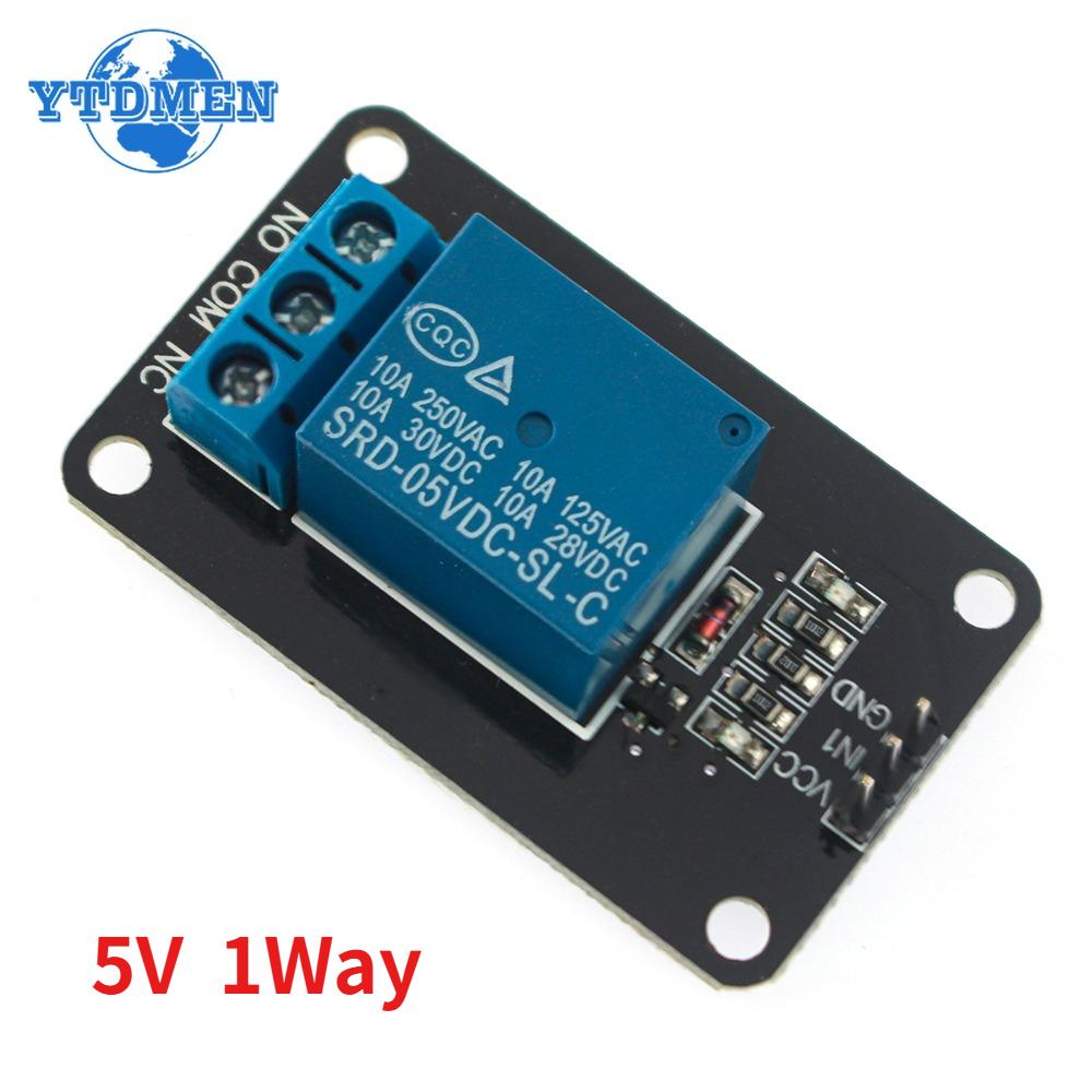 

5V 1 Channel Relay Module with Optocoupler KY-019 1 Way Relay Interface Board for Arduino хакі