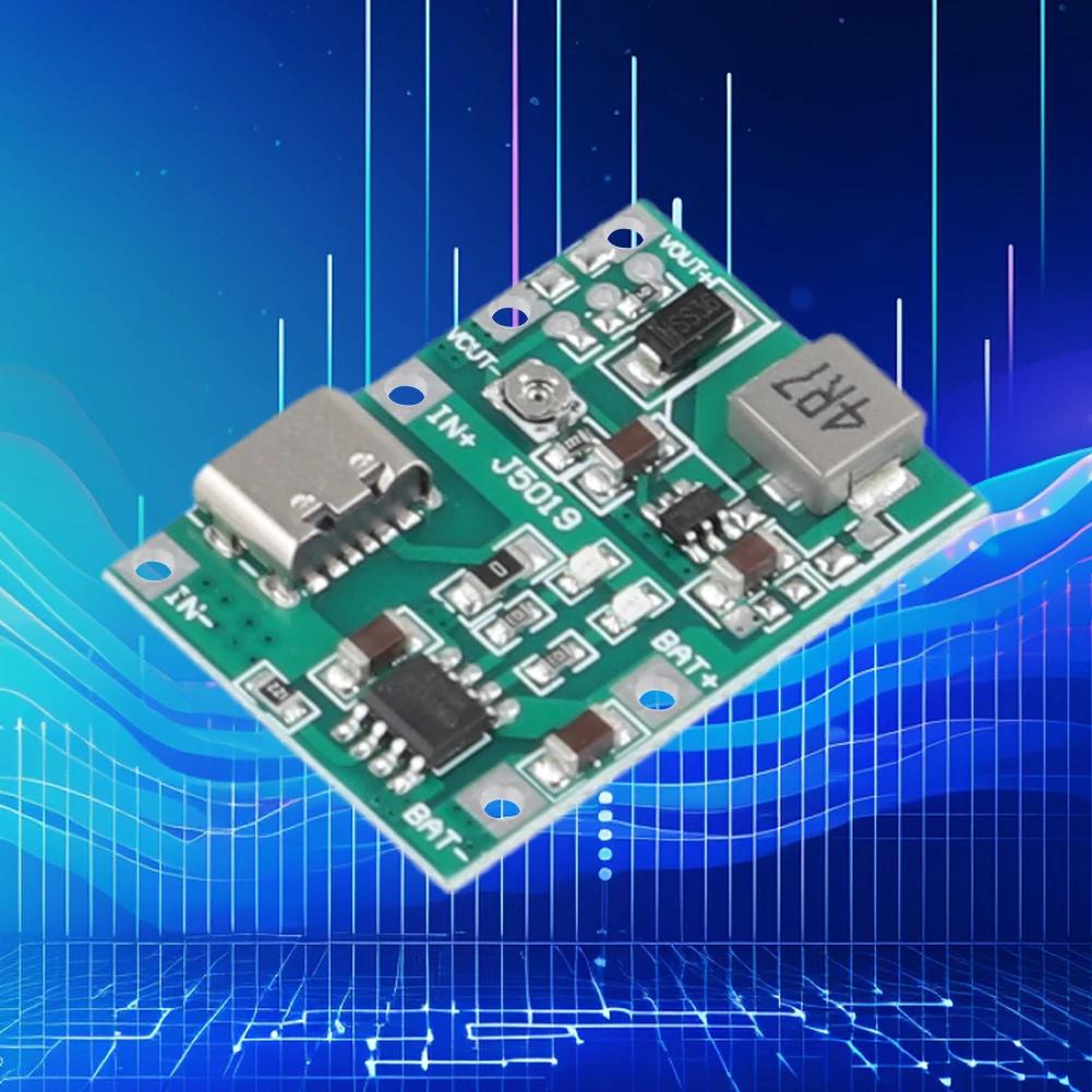 1-2PCS DC-DC Boost Module Type-C TP4056 Charger Discharge Power Board DC4.3-27V Charging Step Up Boost Module DIY Kit Parts